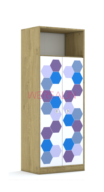 Szafa Blox Hex Violet Blue 70 5P 2F4