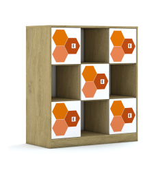 Regał Blox Hex Red 110 3PP 5F1