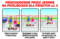 Wychowanie komunikacyjne część 2, zestaw 17 plansz - 4