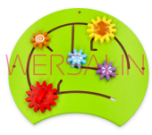 VIGA Sensoryczna tablica manipulacyjna - Gąsienica - 3