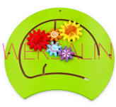 VIGA Sensoryczna tablica manipulacyjna - Gąsienica - 6