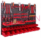 Tablica warsztatowa 115x78 cm z uchwytami i 14 kuwetami - 3