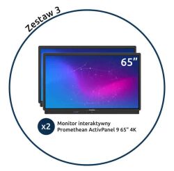 Zestaw 2 x Monitor interaktywny Promethean AP9 65 cali