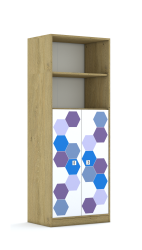 Szafa Blox Hex Violet Blue 70 5P 2F3