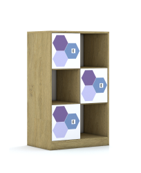 Regał Blox Hex Violet Blue 70 3PP 3F1