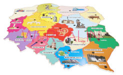 GRA EDUKACYJNA:   MAPA  POLSKI