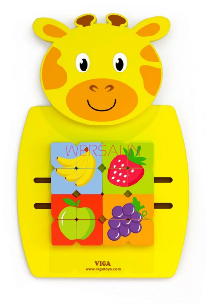 Układanka panel ścienny - Żyrafa