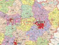 Województwo dolnośląskie - mapa administracyjna - 2