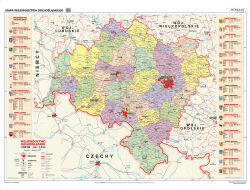 Województwo dolnośląskie - mapa administracyjna