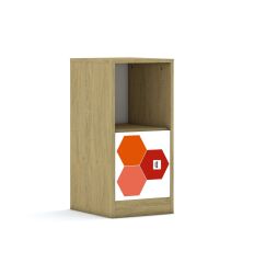 Regał Blox Hex Red 40 2P 1F1