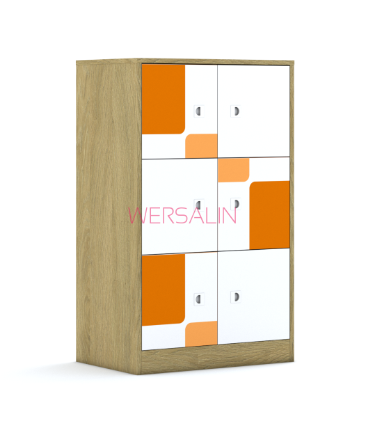 Szafa Blox Pastel 70 3PP 6F1