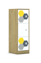 Szafa Blox Hex Yellow Grey 40 3P 3F1