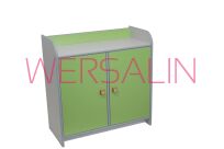 Szafka z drzwiczkami 102 żółta - 2