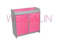 Szafka z drzwiczkami 102 żółta - 3