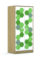 Szafa Blox Hex Green 70 4PP 2F4