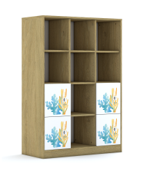 Regał Blox Ocean 110 4PP 4F1