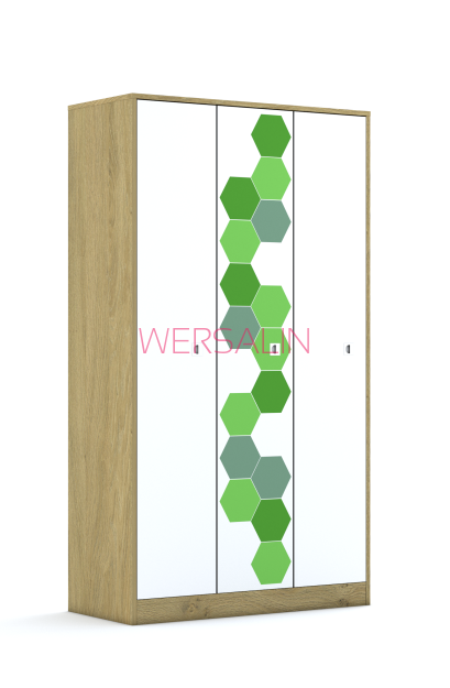 Szafa Blox Hex Green 110 5PP 3F5
