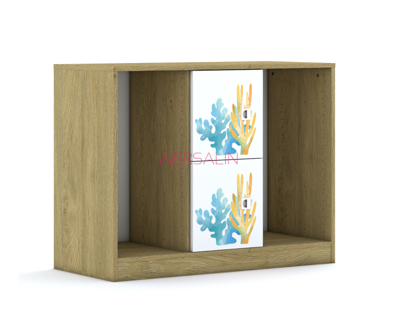 Regał na pojemniki Blox Ocean 110 2PG 2F1