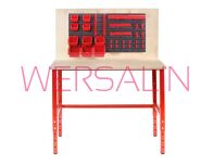 Stół warsztatowy z tablicą 150x60 z reg.wys. 5-7 - 3