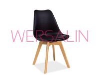 Krzesło Kriss  buk/szary/jasny szary/ czarny/ biały - 2