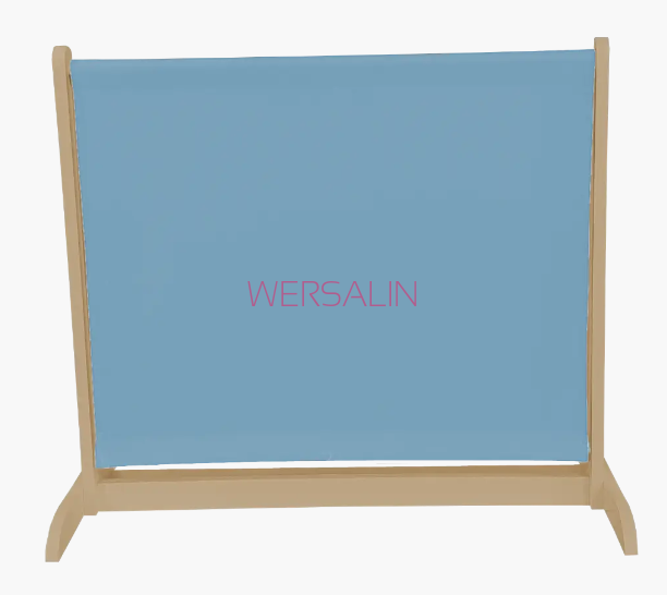 Parawan niski błękitny