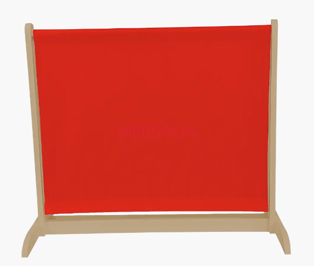 Parawan niski czerwony