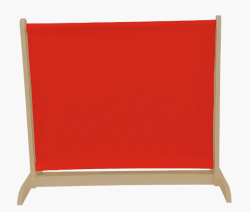 Parawan niski czerwony