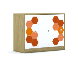 Szafa Blox Hex Red 110 2PP 3F2