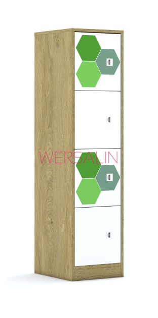 Szafa Blox Hex Green 40 4P 4F1