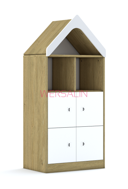 Regał Blox Base 70 3PP 4F1 z daszkiem