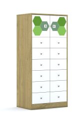 Szafa Blox Hex Green 70 4PP 2F1 12SB