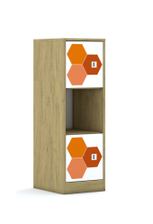 Regał Blox Hex Red 40 3P 2F1