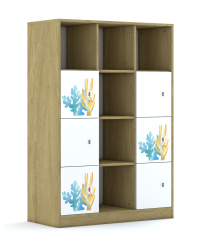 Regał Blox Ocean 110 4PP 6F1