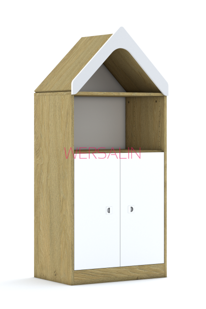 Regał Blox Base 70 3P 2F2 z daszkiem