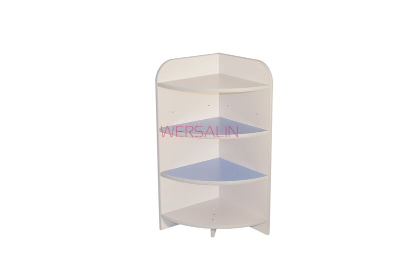 Narożnik z półkami 108 niebieski