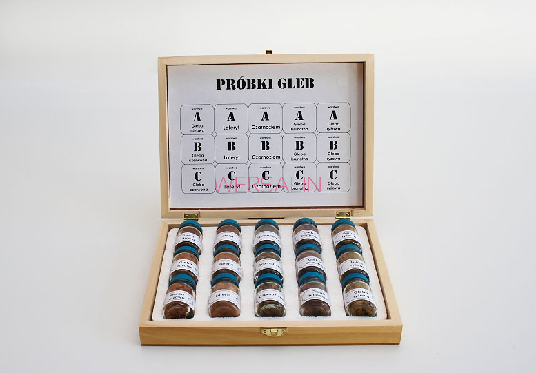 Rodzaje gleb - Próbki gleb