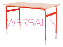 Stół BARTEK 2-osobowy  z regulacją wysokości 2-4, 4-6 - 2