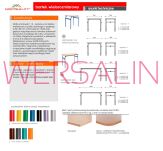 Stół BARTEK 2-osobowy  z regulacją wysokości 2-4, 4-6 - 3