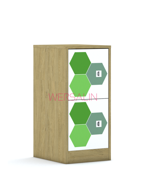 Regał Blox Hex Green 40 2P 2F1