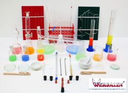 Komplet szkła laboratoryjnego - wersja rozbudowana
