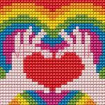 Kanwa - flaga Polski, kwiatek różne rodzaje - 14