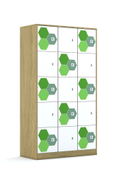 Szafa Blox Hex Green 110 5PP 15F1
