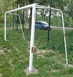 Bramka stalowa stała do piłki nożnej; 5x2m