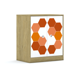 Szafa Blox Hex Red 70 2P 2F2