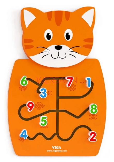 Układanka panel ścienny - Kotek