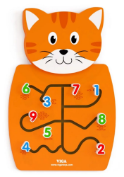 Układanka panel ścienny - Kotek