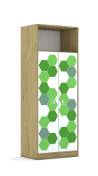 Szafa Blox Hex Green 70 5P 2F4