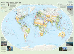 Degradacja środowiska na świecie - mapa ścienna