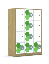 Szafa Blox Hex Green 110 4PP 12F1