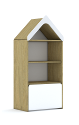 Regał Blox Base 70 3P z daszkiem i skrzynią